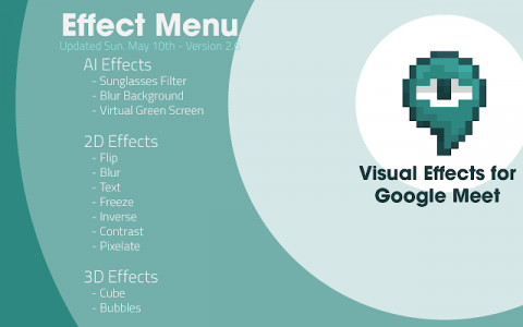 Visual effects para Google Meet