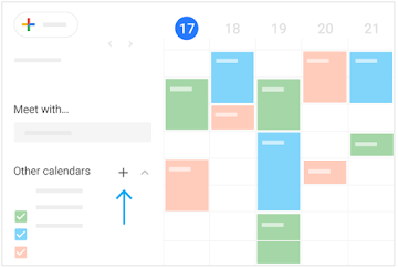Ver calendarios de otros usuarios