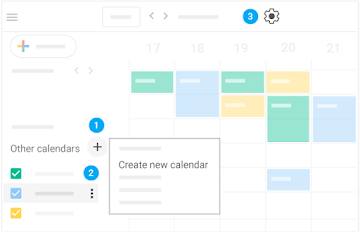 Añadir y cambiar calendarios